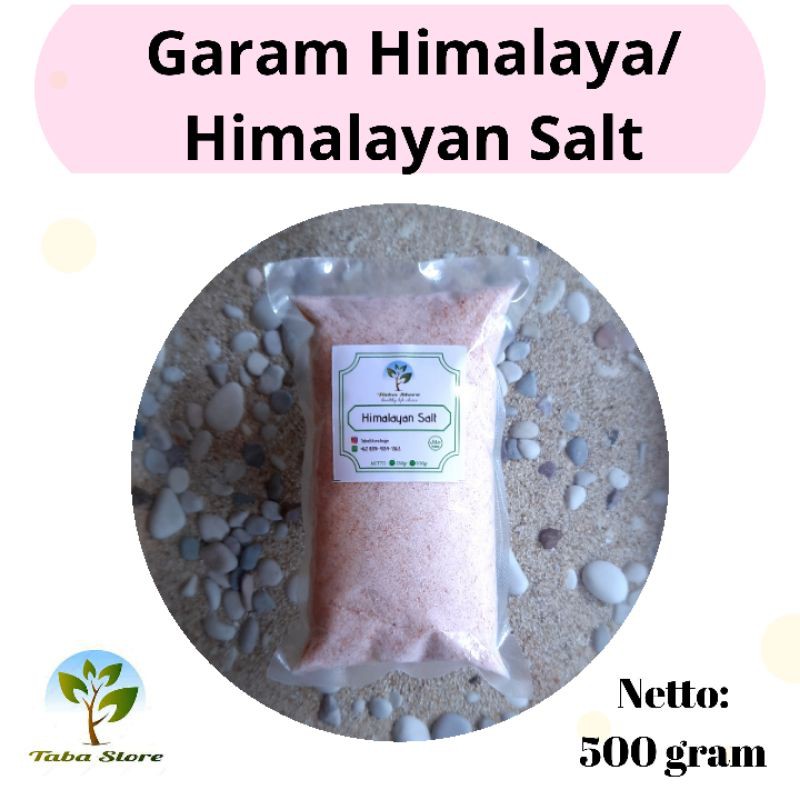 

Himalayan Salt 500 gram/ Pink Salt/ Garam Himalaya
