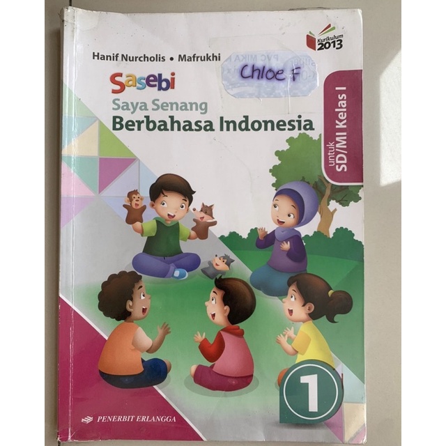 

Buku SASEBI saya senang berbahasa indonesia untuk kelas 1 SD