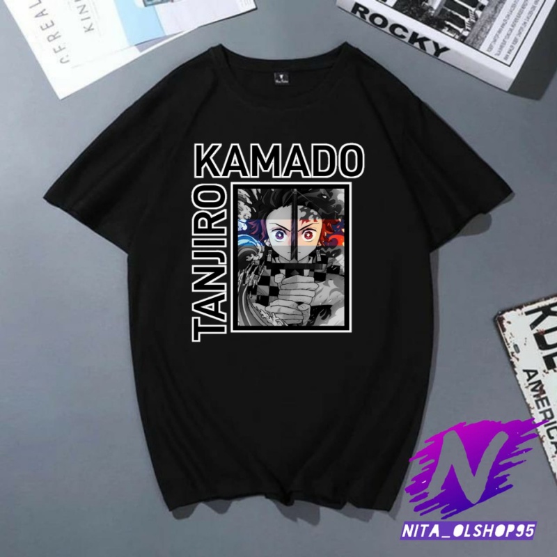 baju anak tanjiro kaos anak anime tanjiro kamado