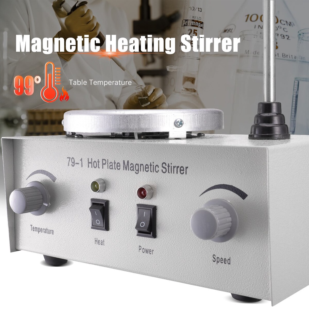 Magnetic hotplate Stirrer Hot Plate Magnetic Stirrer 79-1 Magnet Stirer Pemutar Lab Hotplate Laboratorium