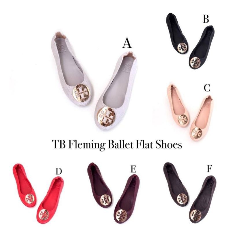 Sepatu wanita Tory Burch Fleming Ballet Flat