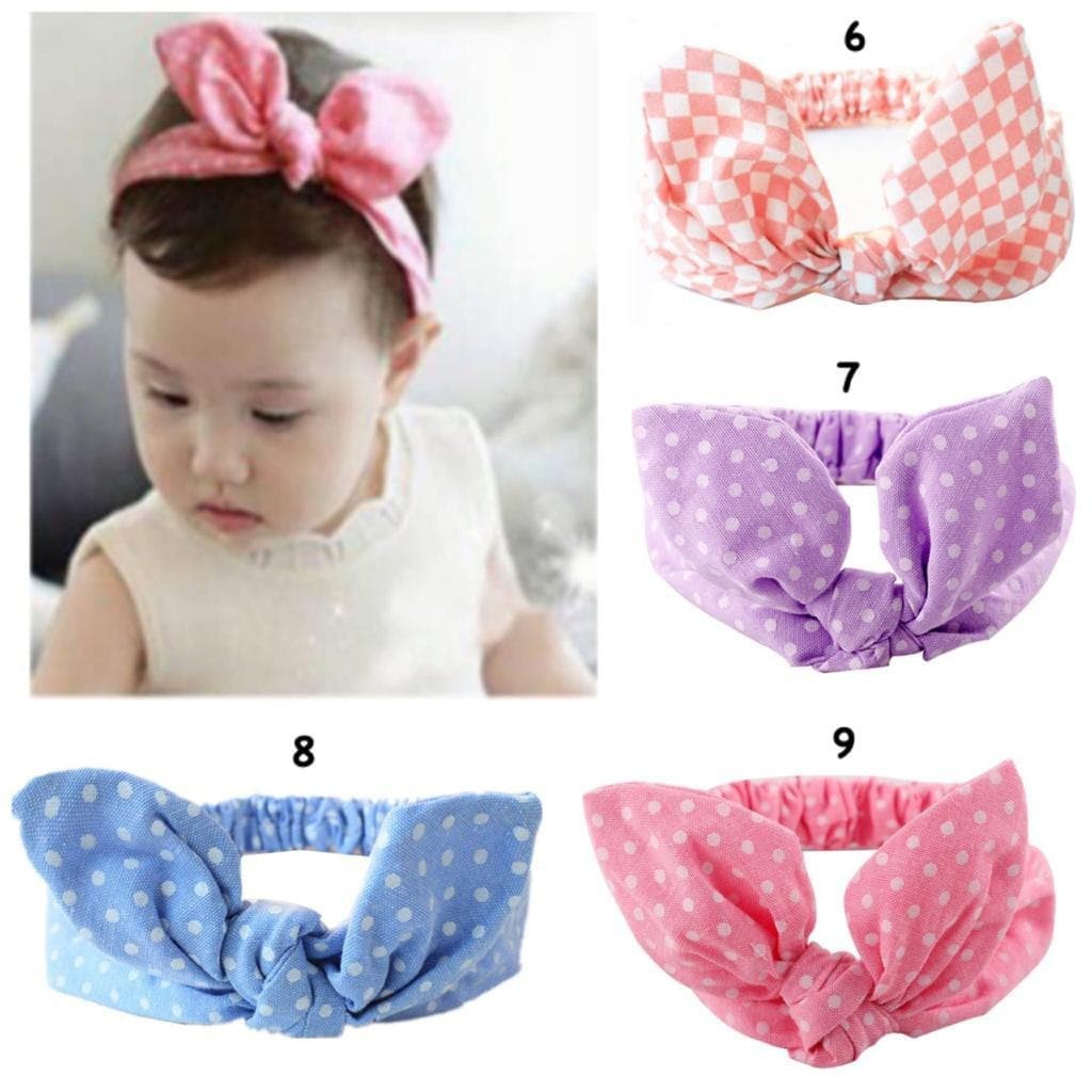 LID8041 - Bandana Bayi / Headband / Aksesoris rambut / Pita bayi cewek lucu soft