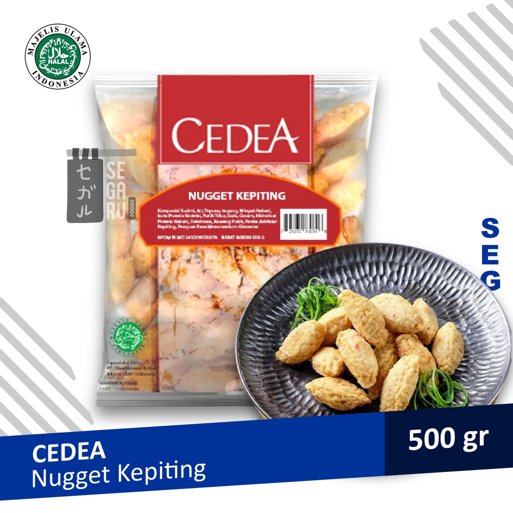 

CEDEA Crab Nugget Kepiting | Ikan Olahan Rasa Kepiting 500gr