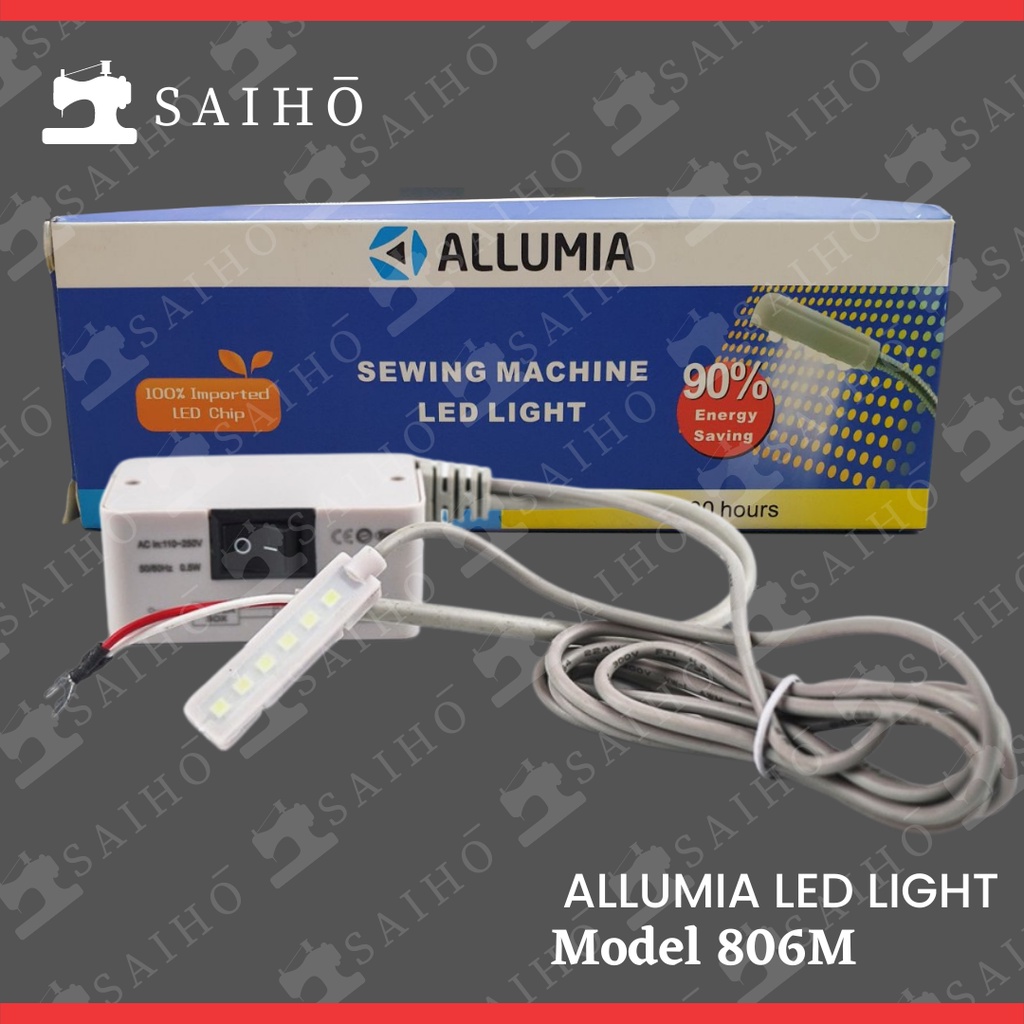 ALLUMIA 806M dan 820MP Lampu LED | Lampu Mesin Jahit Magnet