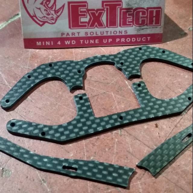 bemper carbon aoda tamiya