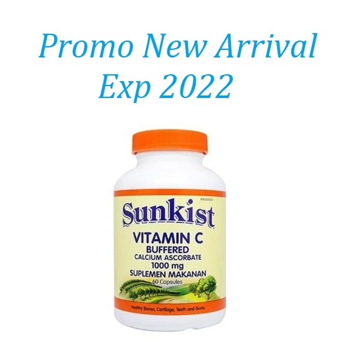 TP201 Sunkist Vitamin C 1000mg Sunkist Vit C Buffered 1000 mg 60 caps
