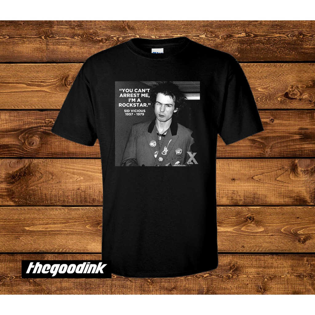 Kaos Sex Pistols - Sid Vicious 2 - Original Gildan T-shirt DTG Print