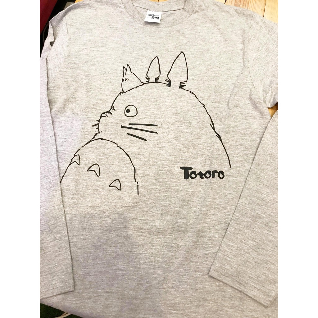 Longsleeve The Neighbourhood Totoro Grey Kawaii