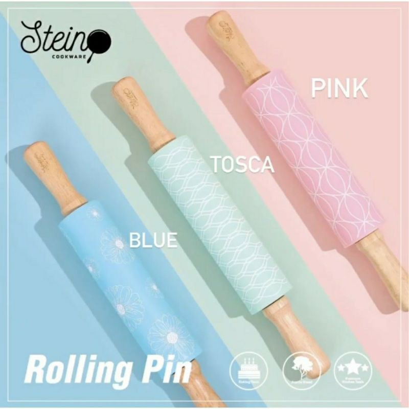 STEIN ROLLING PIN CETAKAN KUE LOYANG