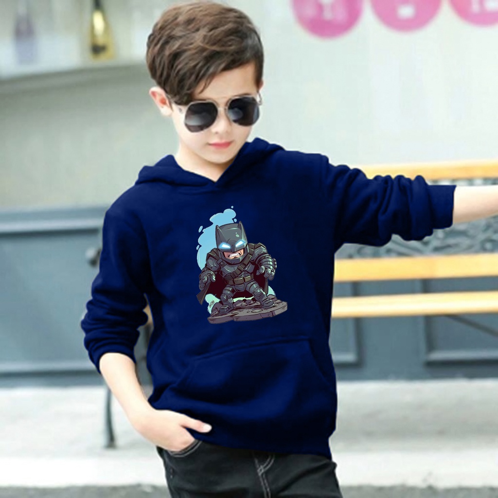 Jaket sweater  hoodie anak laki - laki usia 2 3 4 5 6 7 8 19 10 tahun / switer  anak laki laki perempuan karakter batman / GROSIR TERMURAH BISA COD