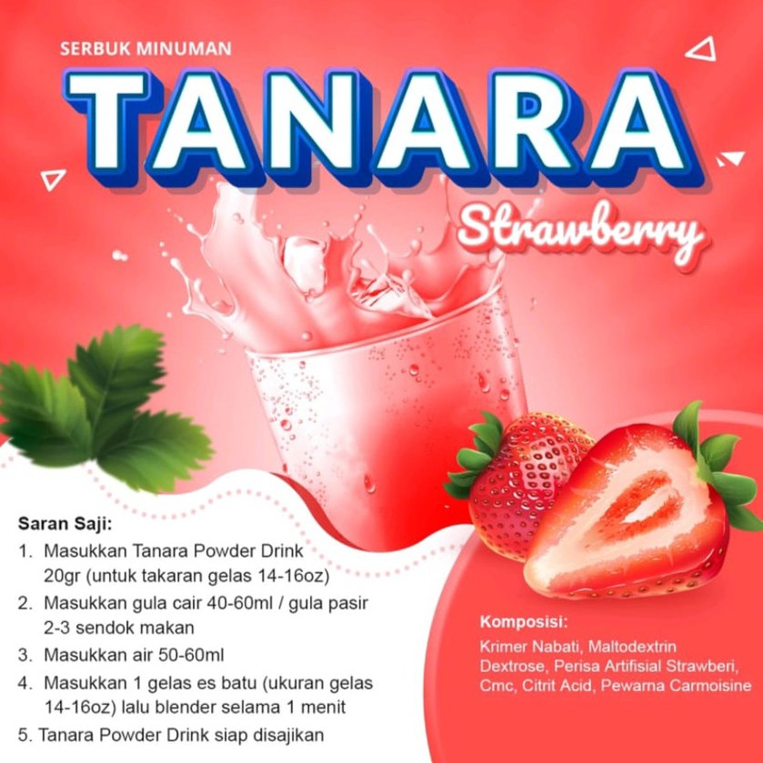 

Bubuk Minuman Strawberry 1kg - Serbuk Thai Tea dan Bubble Drink - Gudang bubuk