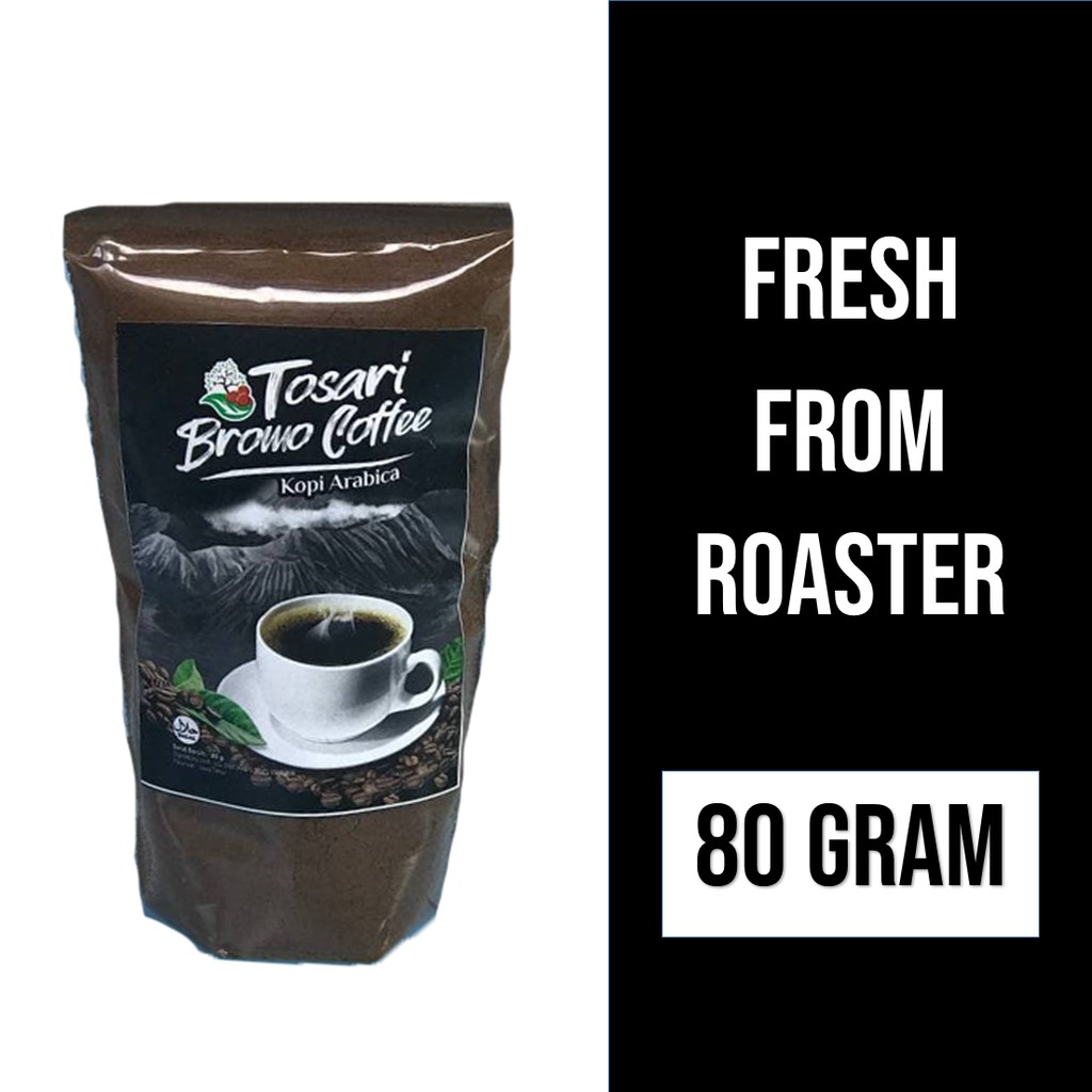 

TOSARI BROMO COFFEE KOPI ARABIKA ASLI PREMIUM KASAR HALUS PLASTIK GURIH MANTAP TANPA CAMPURAN