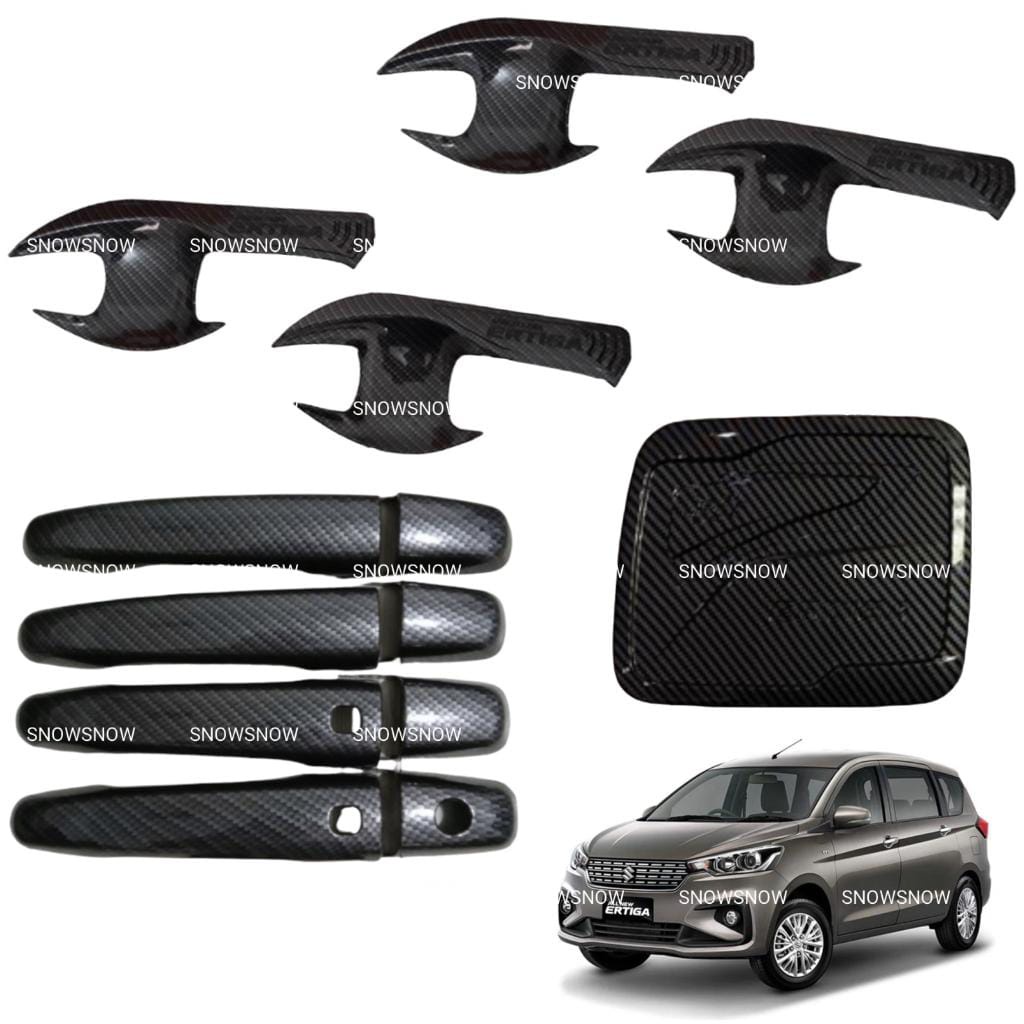 Paket Outer Handle Tank Cover All New Ertiga 2018 2021 2022 UP Carbon