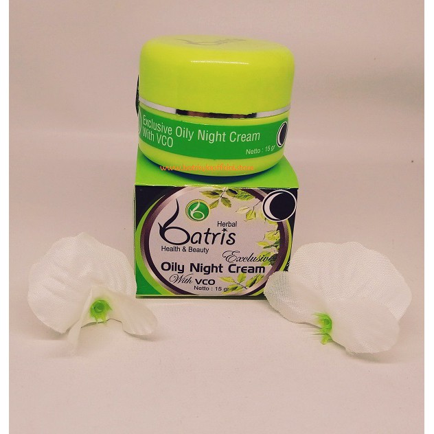 Batrisyia Exclusive Oily Night Cream [15 gr]