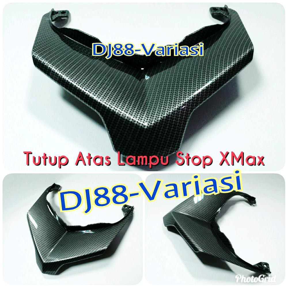 Cover stoplamp belakang carbon xmax 250 fender penutup lampu belakang xmax 250