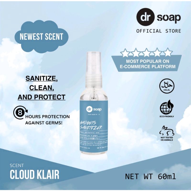 Dr Soap Gadget Sanitizer Cloud Klair 60ml