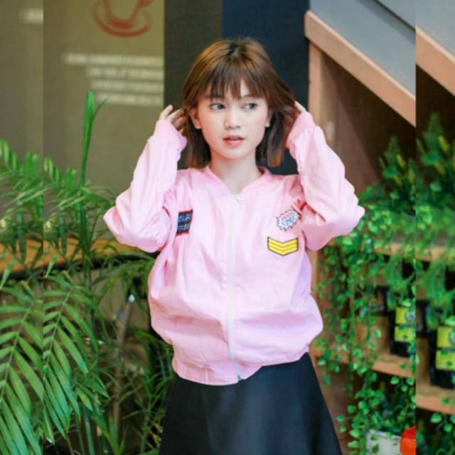 TERMURAHHH PINK'S BOMBER/BOMBER WANITA/BOMBER MURAH/BOMBER CEWEK/JAKET BOMBER
