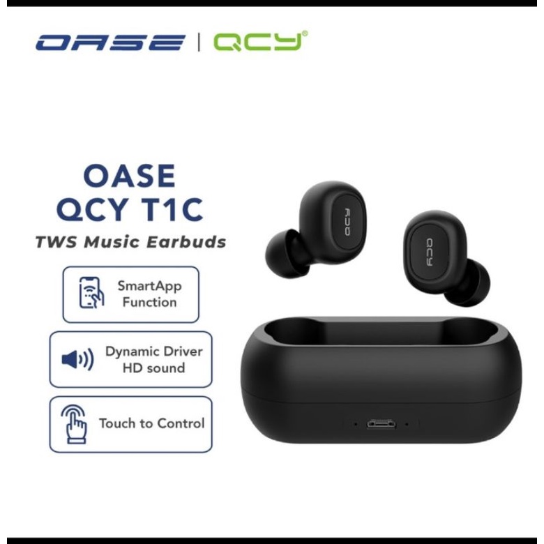 Headset Bluetoth OASE TWS Bluetooth 5.0 Earphone Headset Headphone Garansi Resmi 1tahun