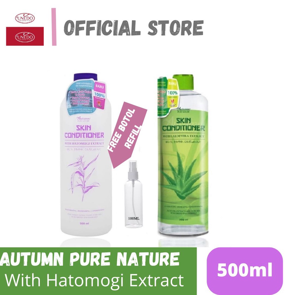 AUTUMN TONER SKIN CONDITIONER WITH CENTELLA ASIATICA HATOMUGI 500ML