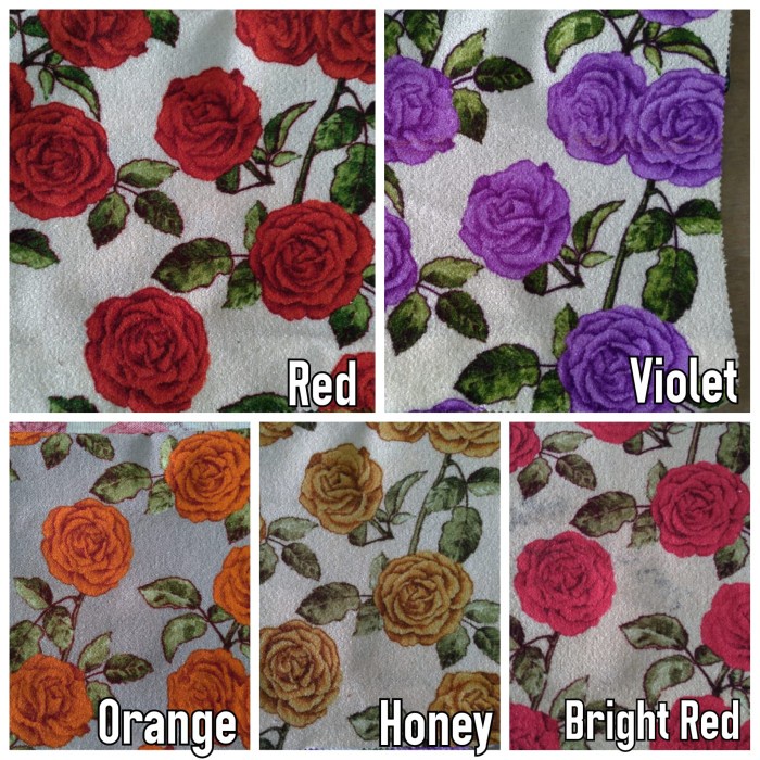 Kain Jok Sofa Admiral Motif Bunga Shabby / Bunga Kembang - Venezia ~ yst576