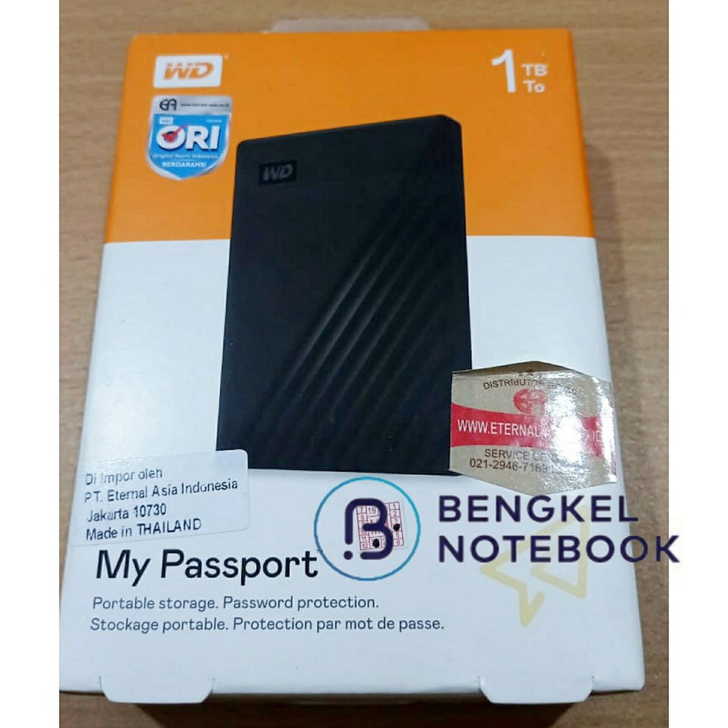 HARDDISK EXTERNAL WD PASSPORT 1TB