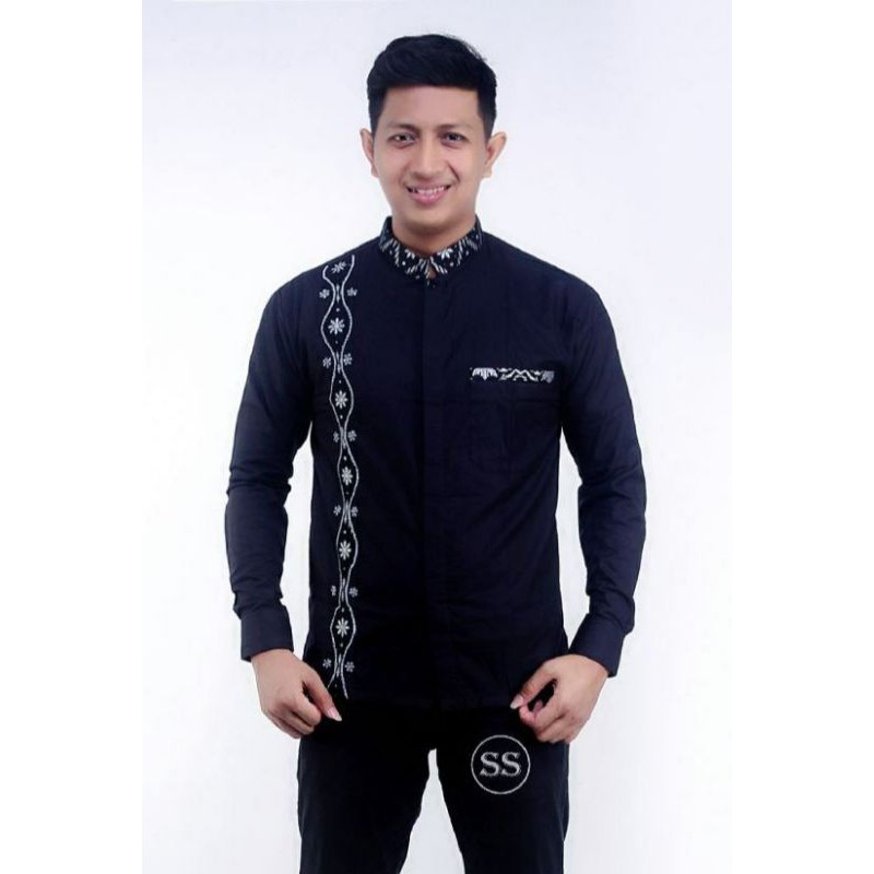 Pakaian Muslim Pria - Fashion Muslim pria - Baju Koko kombinasi