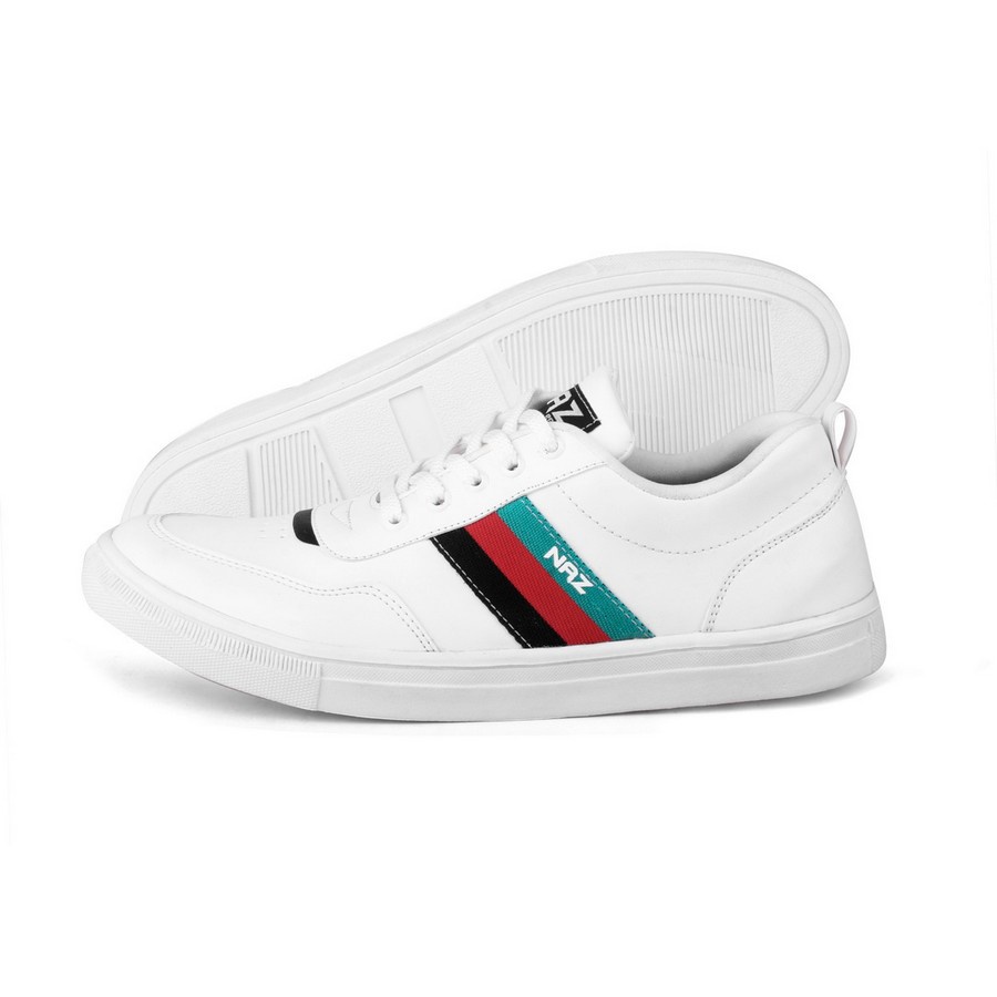 Sepatu Sneakers Putih Kombinasi Pria Cowok Casual DEDRICK NAZ Amron Store