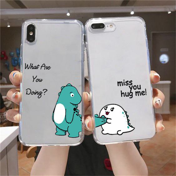[1338] CASING CASE COUPLE DINO FOR ALLTYPE OPPO A37 A57 A39 A71 A83 A3S A7 A5S A1K A52 A53 A92