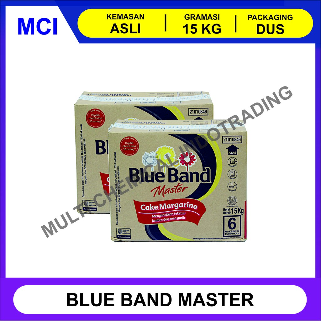 

BLUE BAND MASTER CAKE 15 KG / BLUEBAND MARGARIN