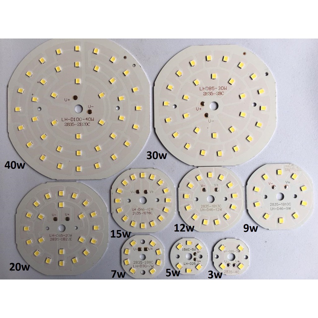 Mata LED 9w (ACR) - PCB Mata Lampu LED DC 9 Watt