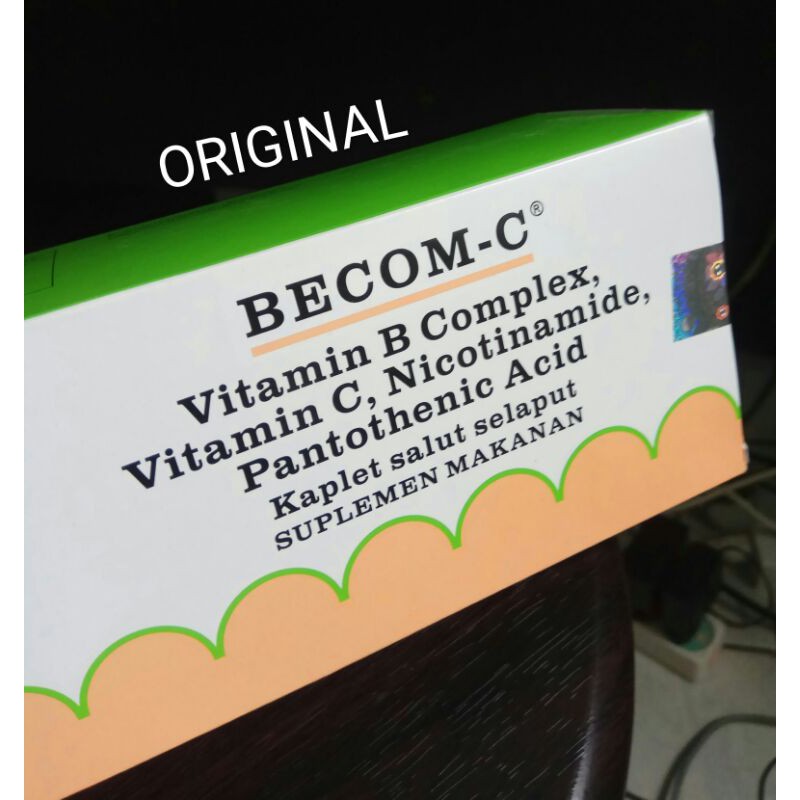 Jual BECOM - C ORIGINAL MULTIVITAMIN per strip Indonesia|Shopee Indonesia