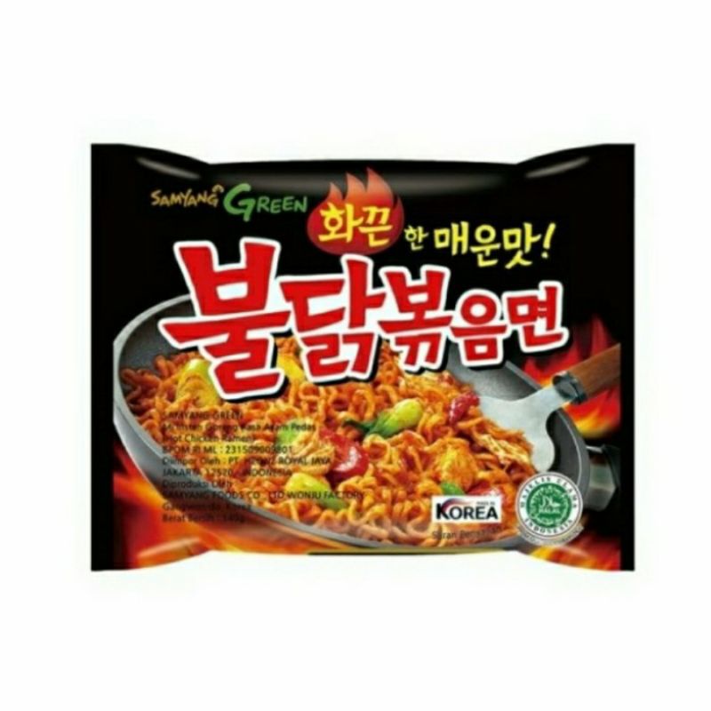 

Samyang Green Hot Chicken Ramen Original 140 Gr
