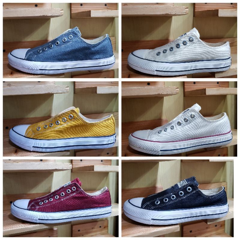 Converse slip on sepatu pria wanita import