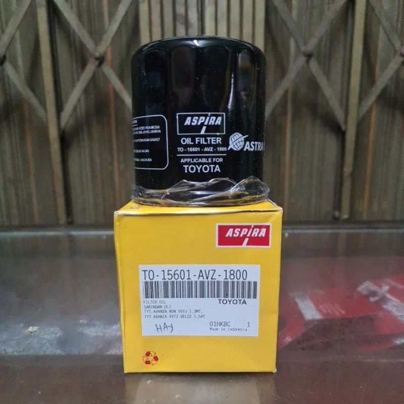 Filter Oli Mobil Avanza VVTI Veloz (Aspira)