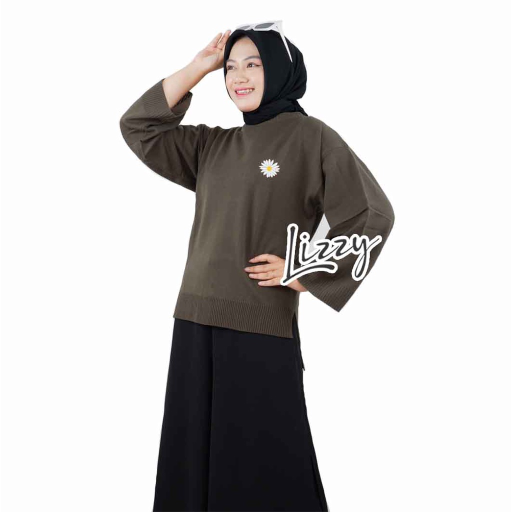 Lizzy - SWEATER KAREN BORDIR DAISY PREMIUM