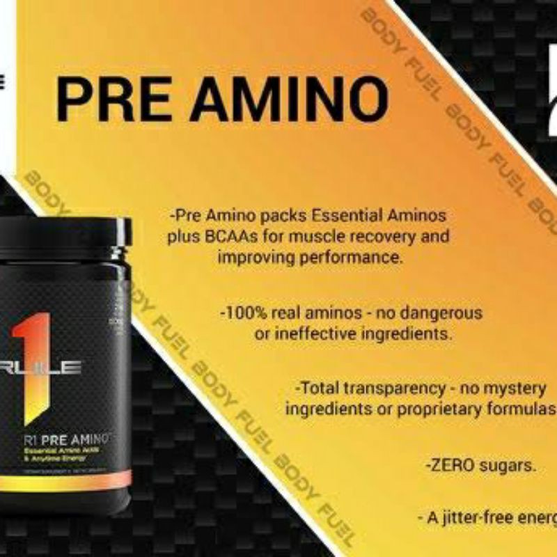 rule 1 one R1 pre amino 30 serving nom amino energy amino