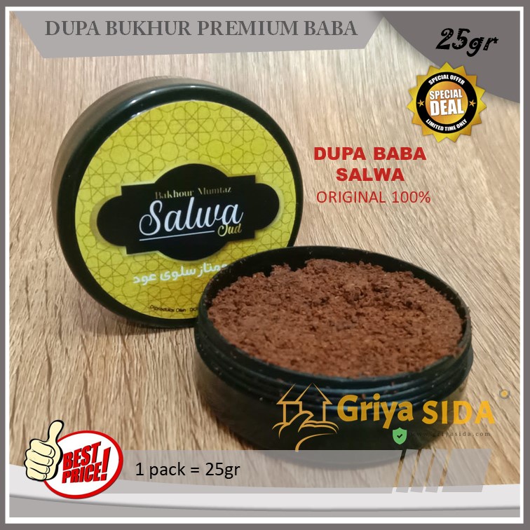 Dupa bukhur salwa 25gr premium buhur baba gahru Dupa Bakour Arab Pengahrum Ruangan PROMO