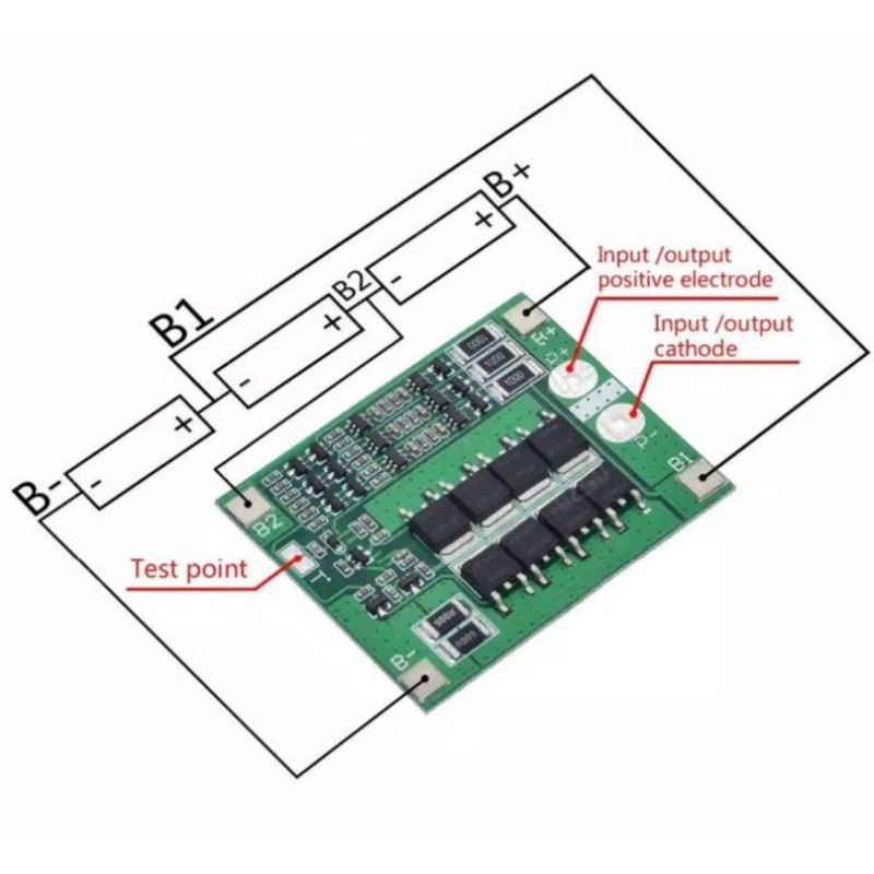 3S 25A Li-ion 18650 BMS pcm Baterai BMS pcm dengan Balance