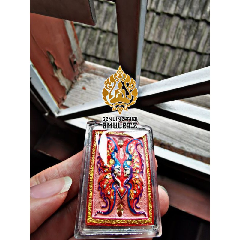 Butterfly Phra Thep Jamleng & Phra Phrom 2552BE - Kruba Krissana Wat AsromSratan (Nakhon Ratchasima)
