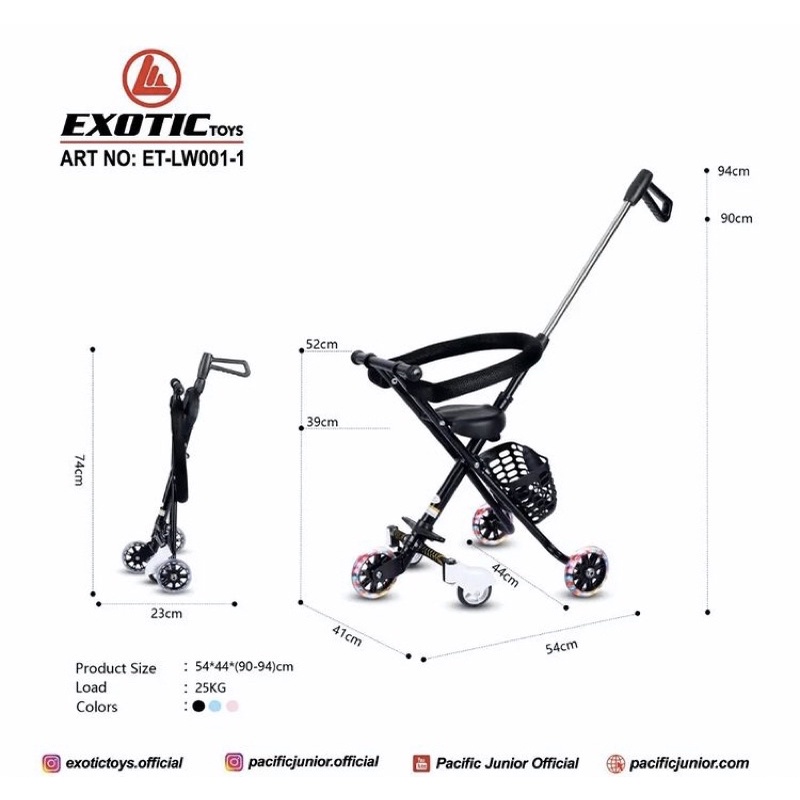 Exotic stroller ET-LW001-1