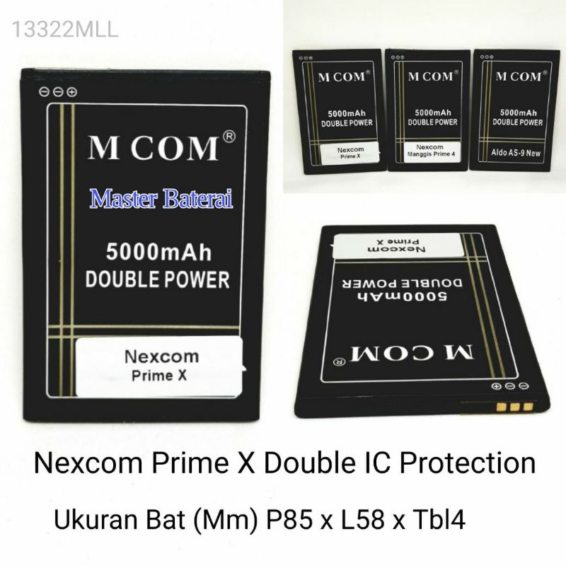 HOT FLASH SALEE  Baterai Nexcom Prime X Necom PrimeX Prime 4 Prime4 Double IC Protection