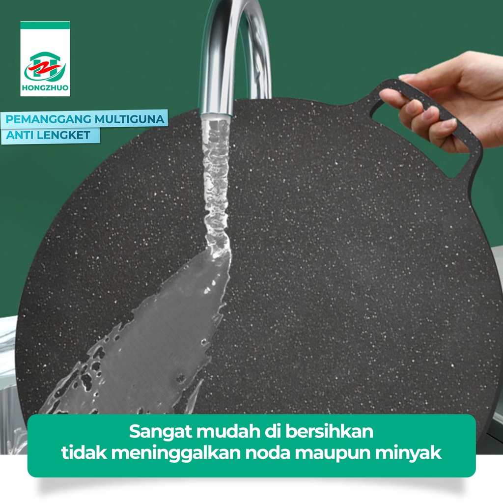 Hongzhuo Alumunium Alat Pemanggang / Tempat Pemanggang Bulat Bbq Piring Pemanggang Diameter