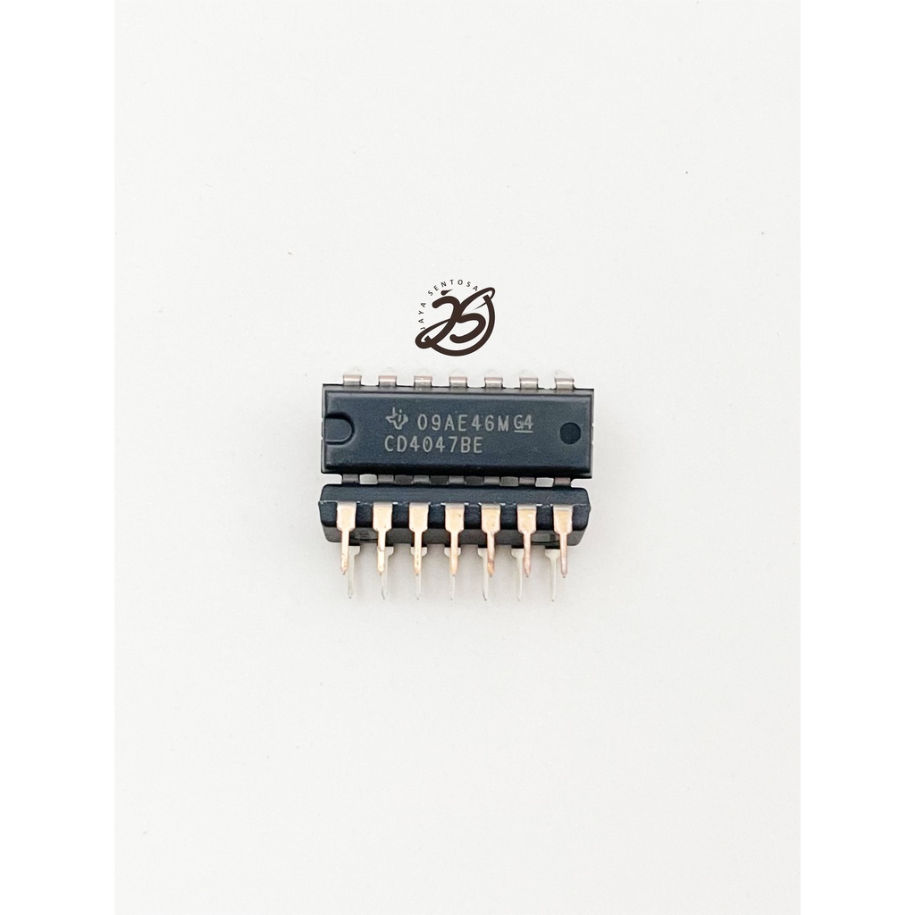 CD4047 ASLI ORIGINAL (1buah) TEXAS ASLI CD4047BE ORI IC CD 4047BE CD 4047 BE