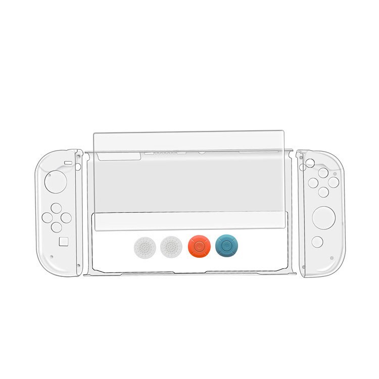 KJH 8 in 1 Crystal Protection Kit for Nintendo Switch Oled