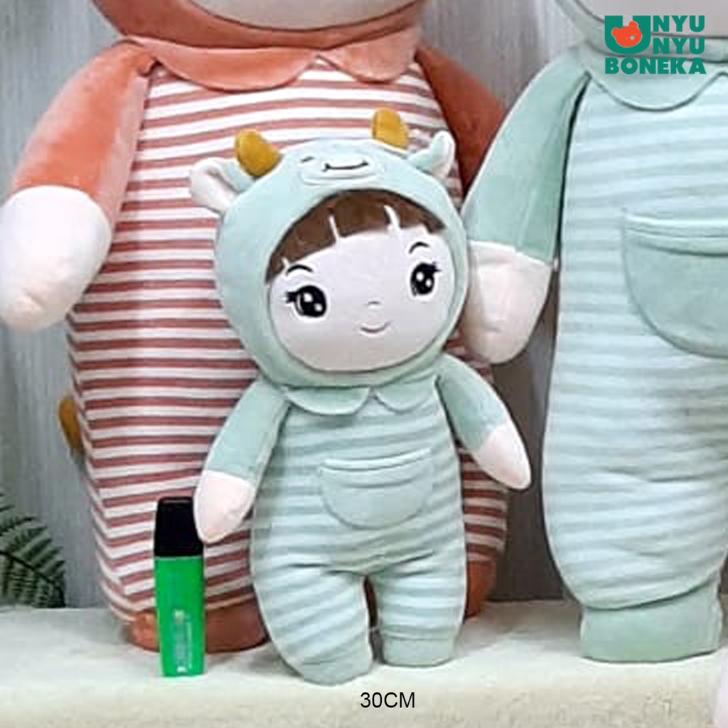 boneka meetoo angela baby kids kostum sapi cow animal