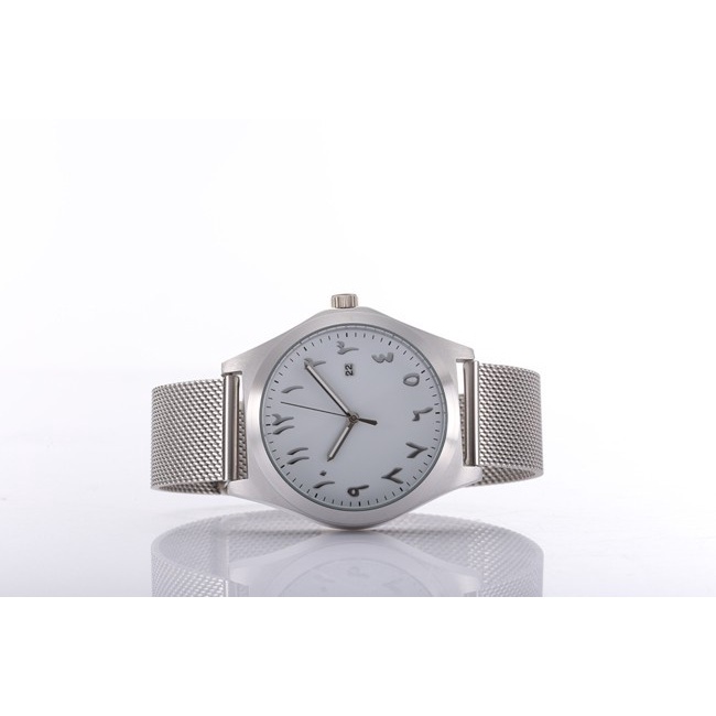 Jam Tangan Arab Jam Arab Jam Arabic Arabian Watch Tali steel mesh Rantai