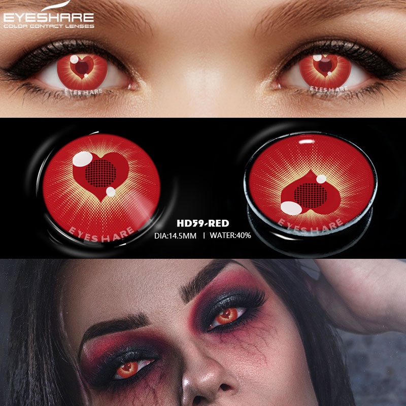 [✅COD] Softlens cosplay manga anime Naruto halloween Lensa Kontak DIA 14.5MM