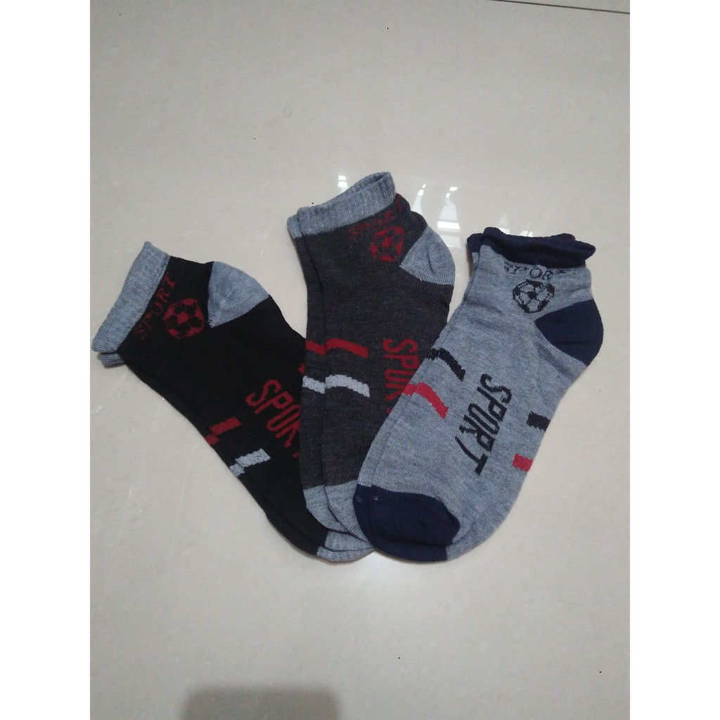 Kaos kaki sport Pria (import,Katun spandex,Pendek,SIze 38 42,Pria Wanita)