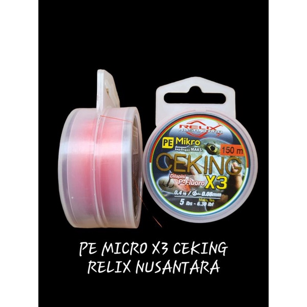 Senar PE MICRO X3 CEKING dari Relix Nusantaraa