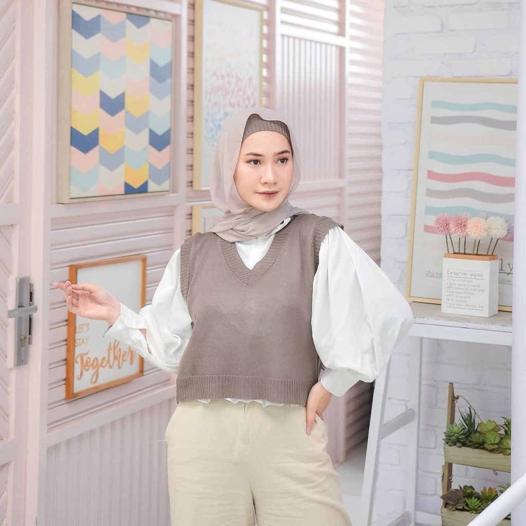 Nara Grosir - Bandana Vest | Fashion Terkini | Sweater Termurah